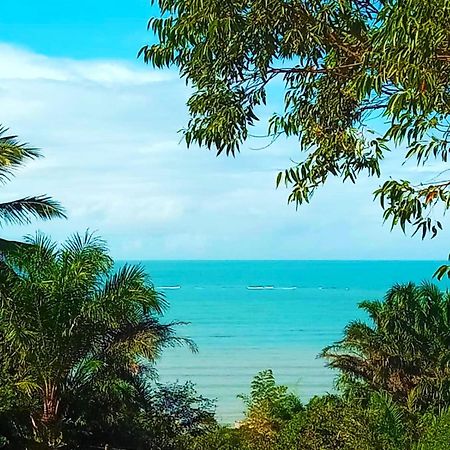 Paraiso Da Falesia Em Cumuruxatiba Com Vista Excepcional Para O Mar Villa ภายนอก รูปภาพ