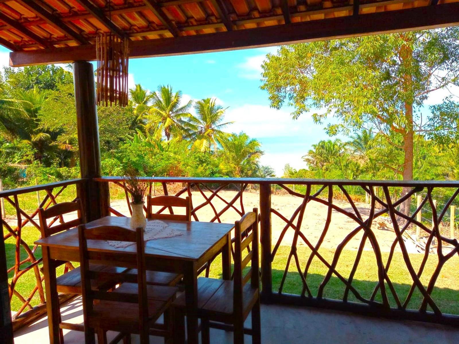 Paraiso Da Falesia Em Cumuruxatiba Com Vista Excepcional Para O Mar Villa ภายนอก รูปภาพ